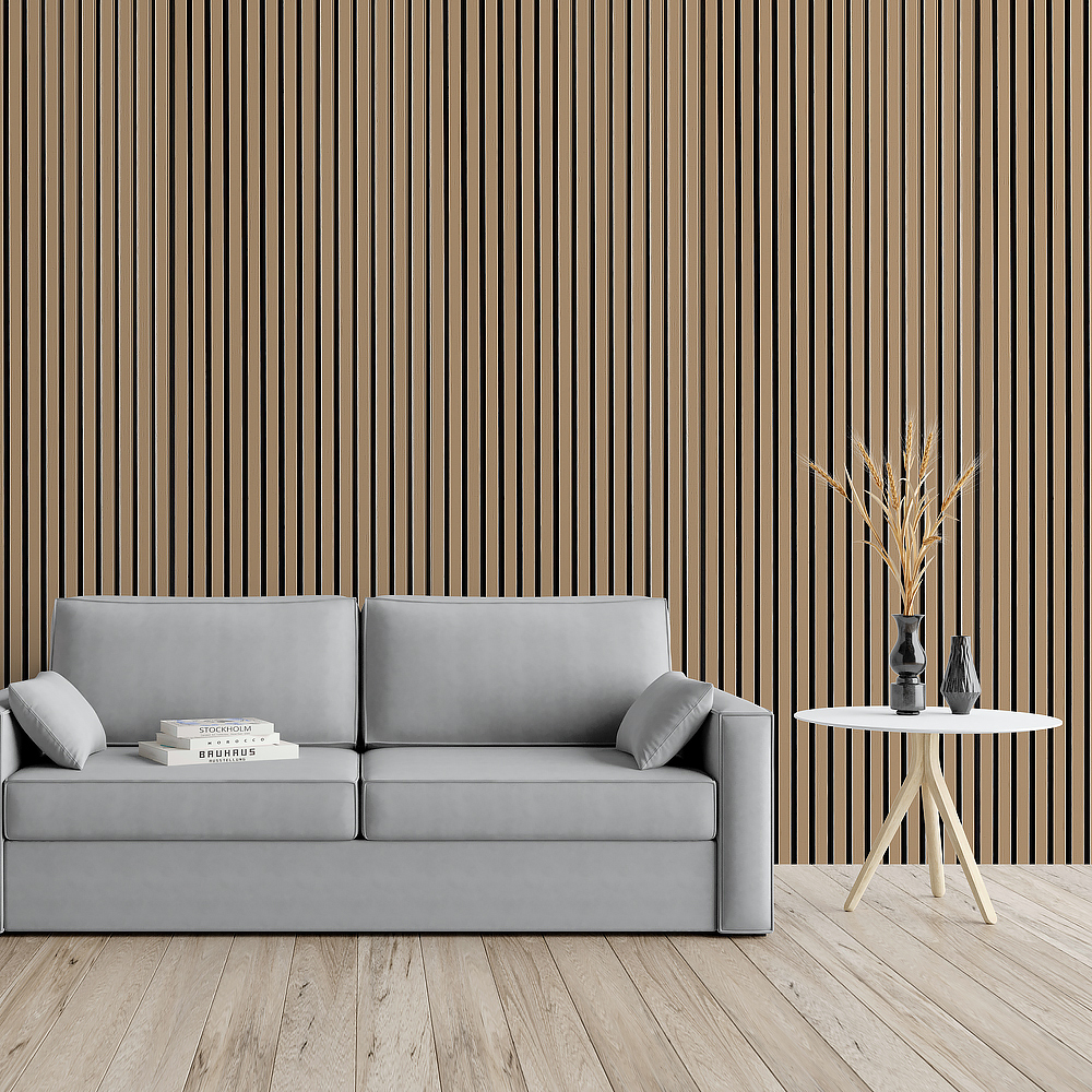 Acoustic wall panel Soundproof Acoustic Slat Wood Panels for Home Theaters